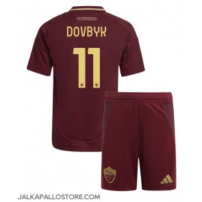 AS Roma Artem Dovbyk #11 Kotipaita Lapsille 2024-25 Lyhythihainen (+ shortsit)